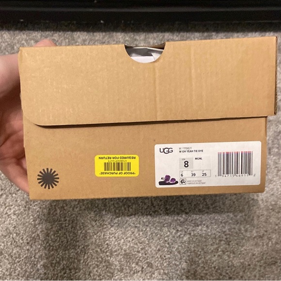 Ugg Women's Oh Yeah Tie Dye size 8 slippers shoes - Picture 5 of 6